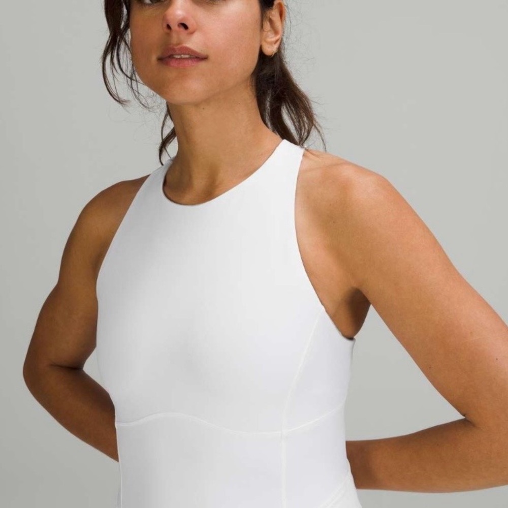 Lululemon Court Crush Dress White Tennis Golf Pickleball NWT Size 6 - Picture 4 of 9